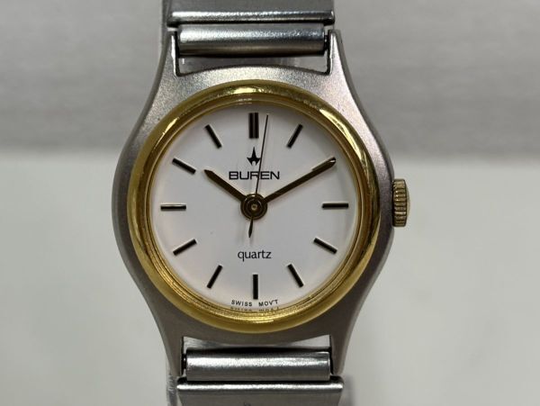 Y391-X10-557◎BUREN quartz 0W-BU-217340 レディース クォーツ 腕時計 現状品①◎拍卖