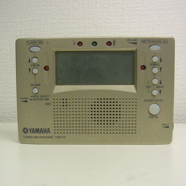 Y584-J41-52◎YAMAHA ヤマハ TDM-70 TUNER-METRONOME チューナーメトロノーム ※通電未確認 現状品②◎拍卖