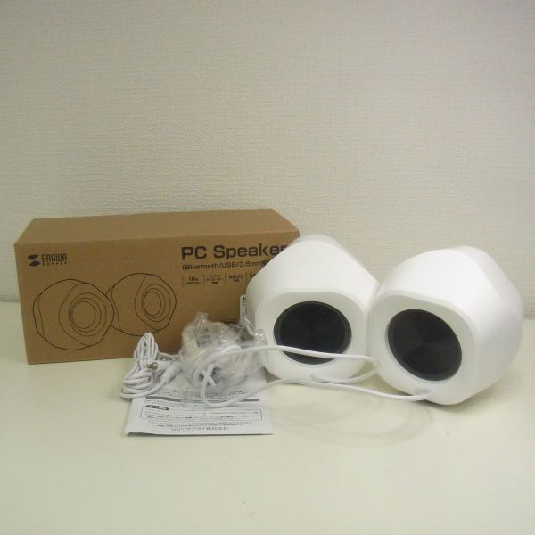 Y252-X3-72768 SANWA SUPPLY サンワサプライ PS Speaker ピーシースピーカー 400-SP08 ※動作未確認 現状品②拍卖