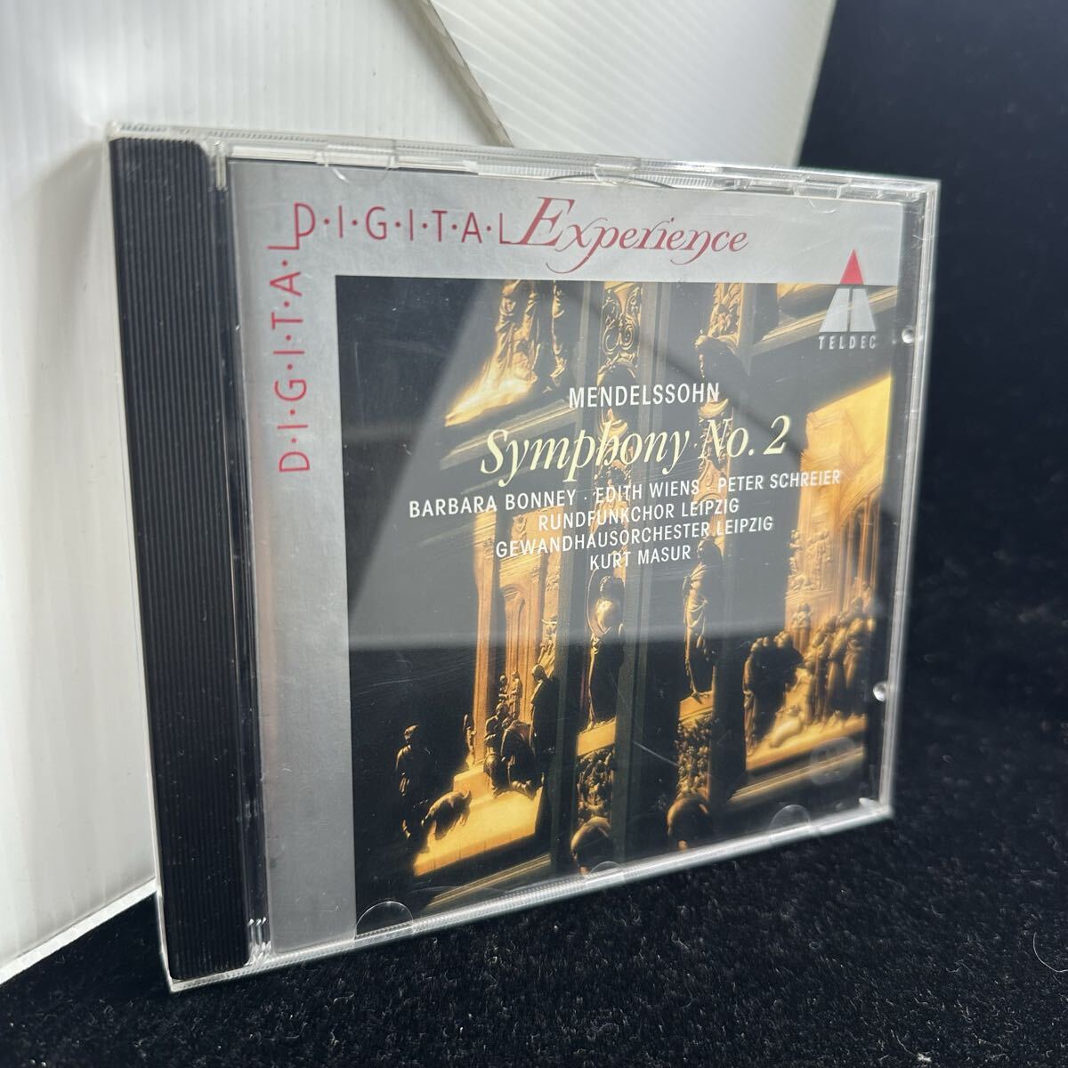 希少独盤CD! メンデルスゾーン MENDELSSOHN 交響曲第2番 賛美の歌 SYMPHONY NO.2 クルトマズア KURT MASUR TELDEC テルデック 4509-93680-2拍卖