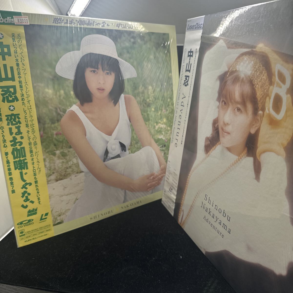 希少帯付LD!! 中山忍 SHINOBU NAKAYAMA ADVENTURE アドベンチャー 恋はお伽噺じゃない レーザーディスク 38LH254 CSLM242 中山美穂拍卖