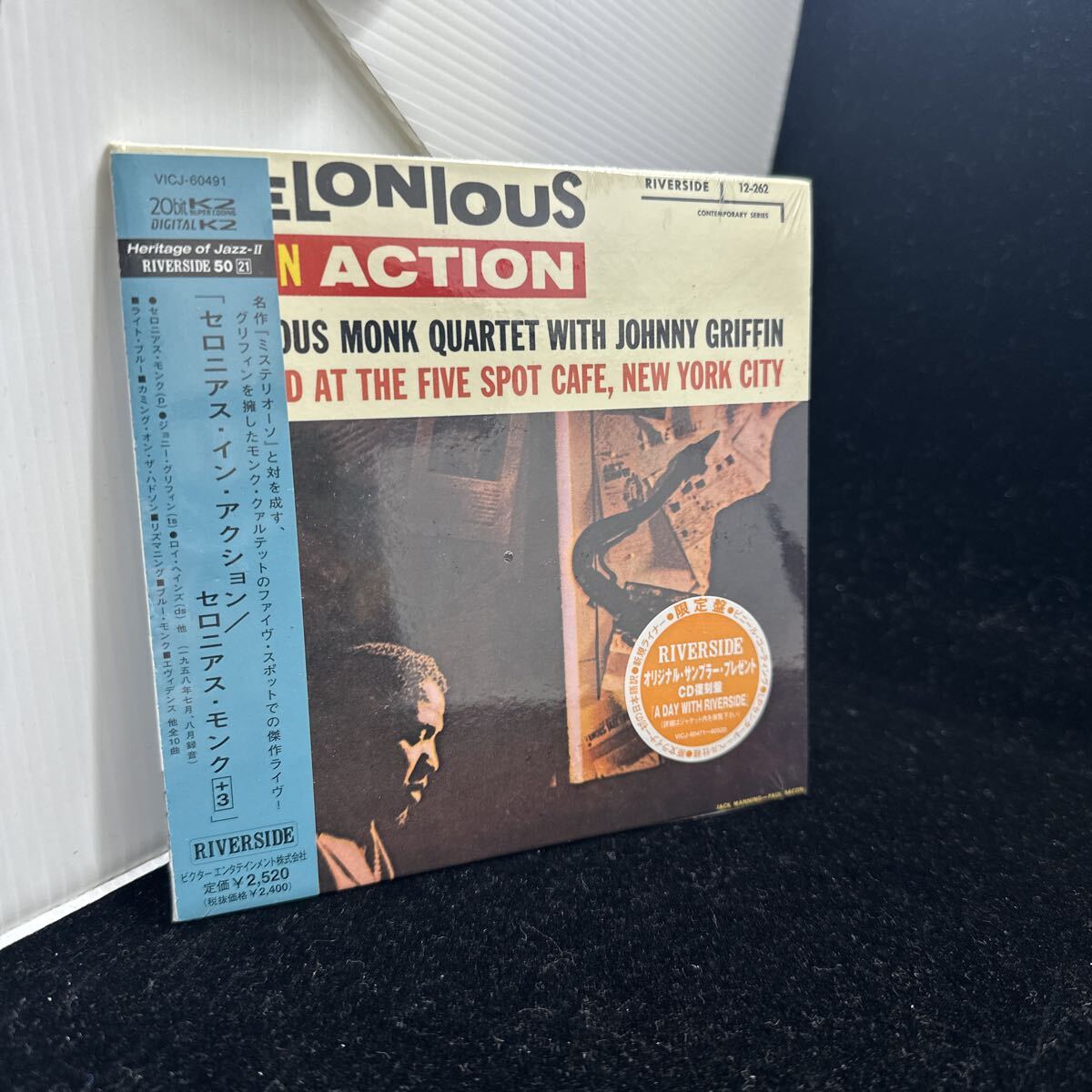 希少見本盤未開封CD! THELONIOUS MONK QUARTET ソロニアスモンク +3 IN ACTION セロニアスインアクション VICJ-60491 JAZZ ジャズ SEALED 拍卖