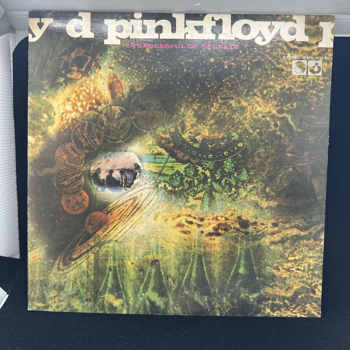希少LP!! PINK FLOYD ピンクフロイド A SAUCERFUL OF SECRETS 神秘 レコード 洋楽 プログレ EMS-80318 ロジャーウォーターズ拍卖
