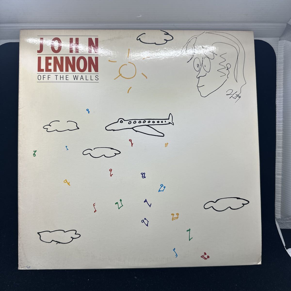 希少カラー盤LP!! JOHN LENNON ジョンレノン BEATLES ビートルズ OFF THE WALLS オフザウォール レコード 洋楽 JKF 72174-2 71174-1拍卖