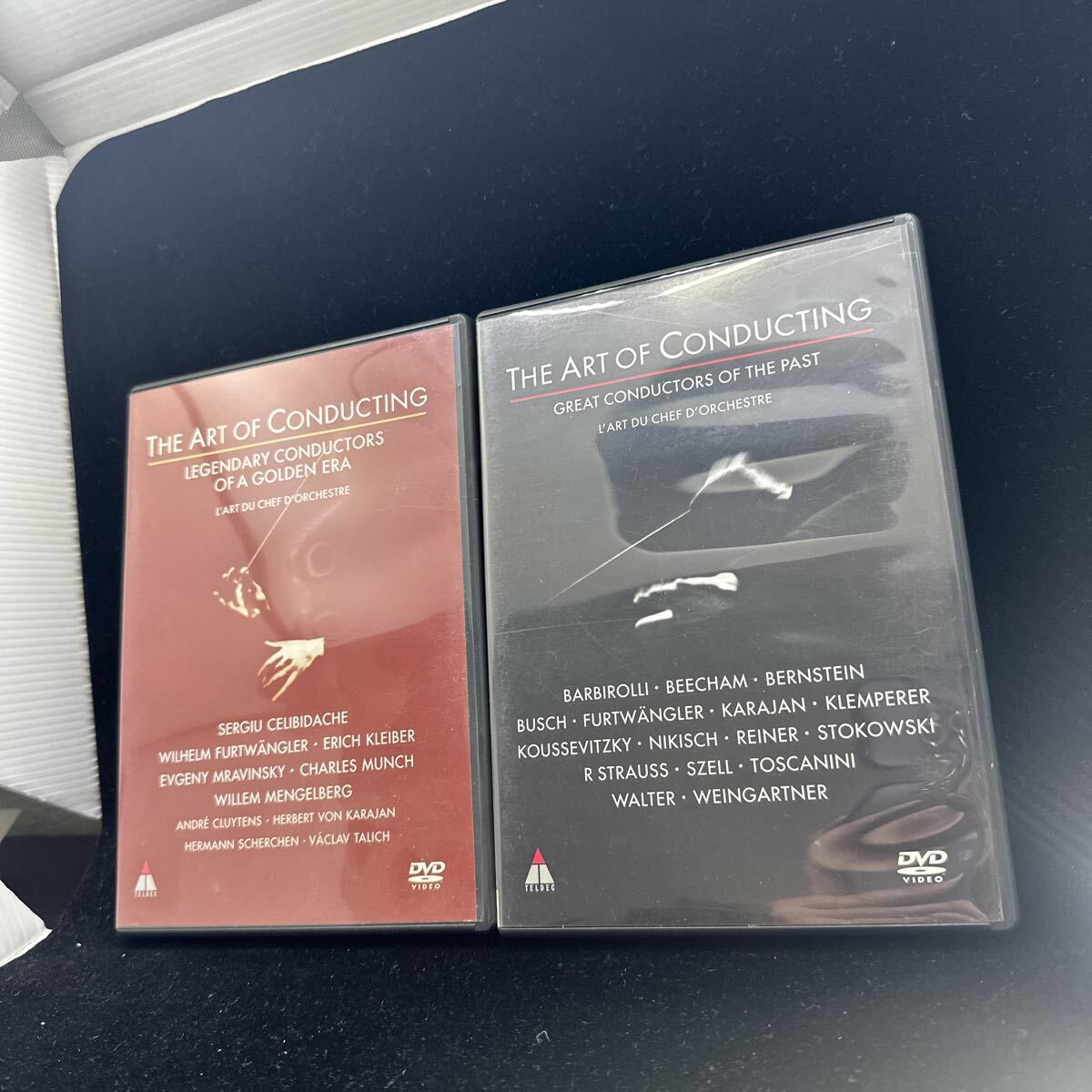 希少DVD!! THE ART OF CONDUCTING アートオブコンダクティング 2 TELDEC テルデック フルトヴェングラー チェリビダッケ カラヤン セル拍卖