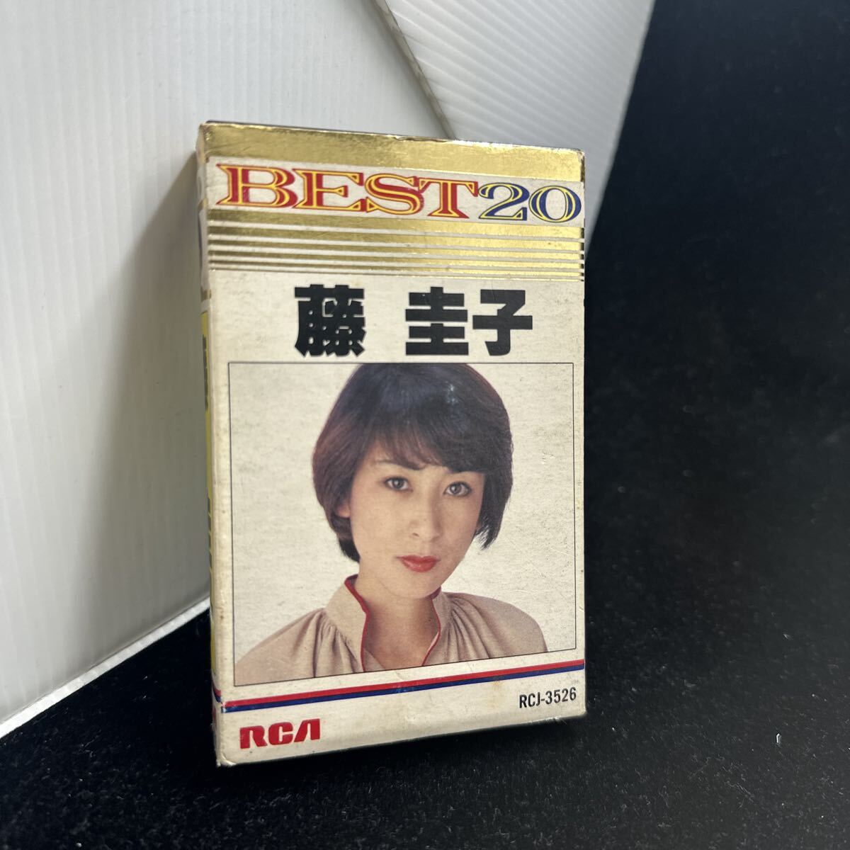 希少CT!! 藤圭子 KEIKO FUJI BEST ベスト20 RCJ-3526 歌謡曲 カセットテープ 邦楽 明日から私は 新宿の女 女のブルース はしご酒 北の港町拍卖