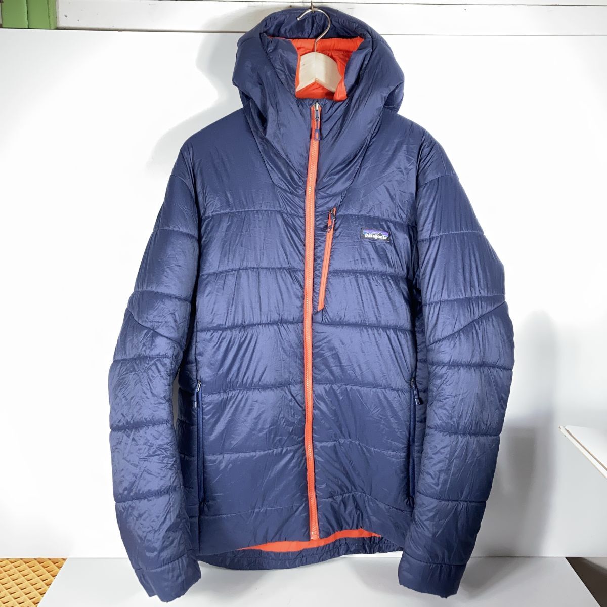 Patagonia M パタゴニア STY84390 Hyper Puff Hoody ハイパー パフ フーディ ジャケット アウター トップス ネイビー 紺 パーカ 中綿入り拍卖