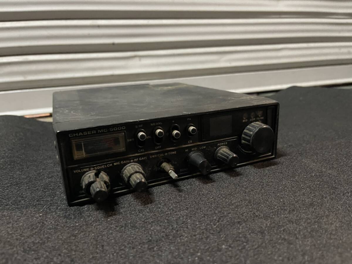 CHASER 無線機 MC-5000 ダイヤル無し アマチュア無線 現状品 「21500」拍卖