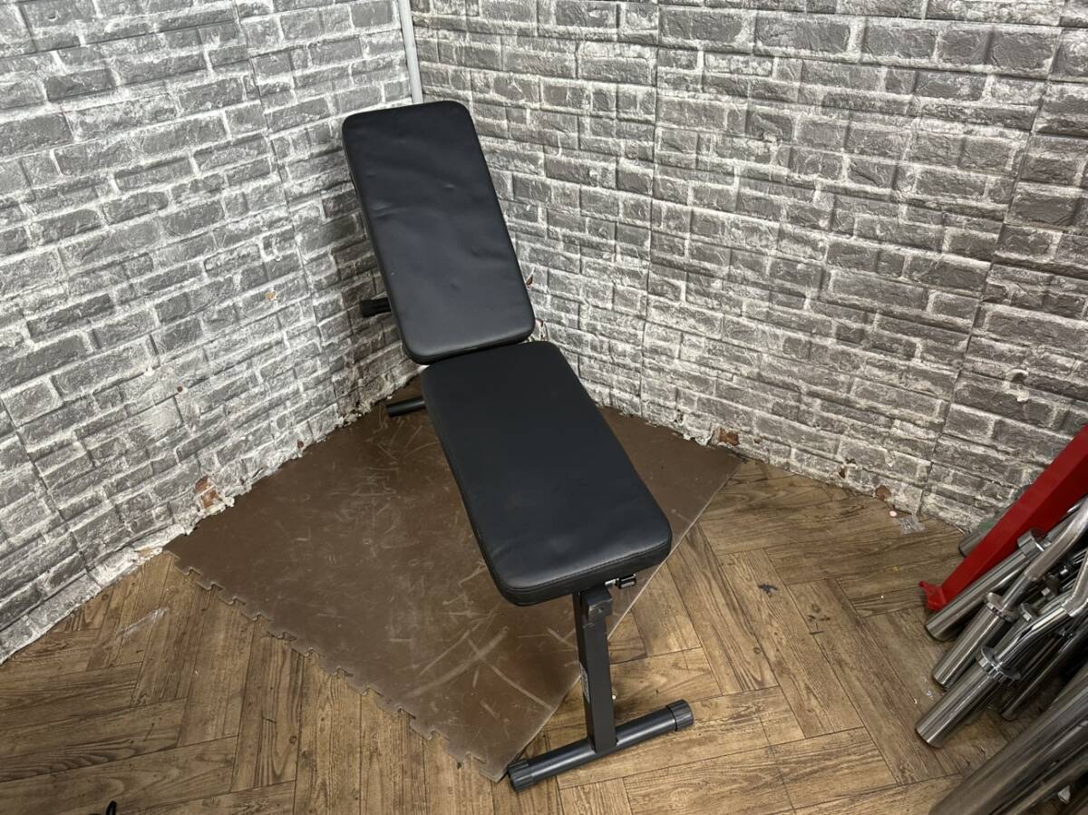 無メーカー インクラインベンチ H44~90×W116×D33cm 筋トレ/トレーニング 「21548」拍卖