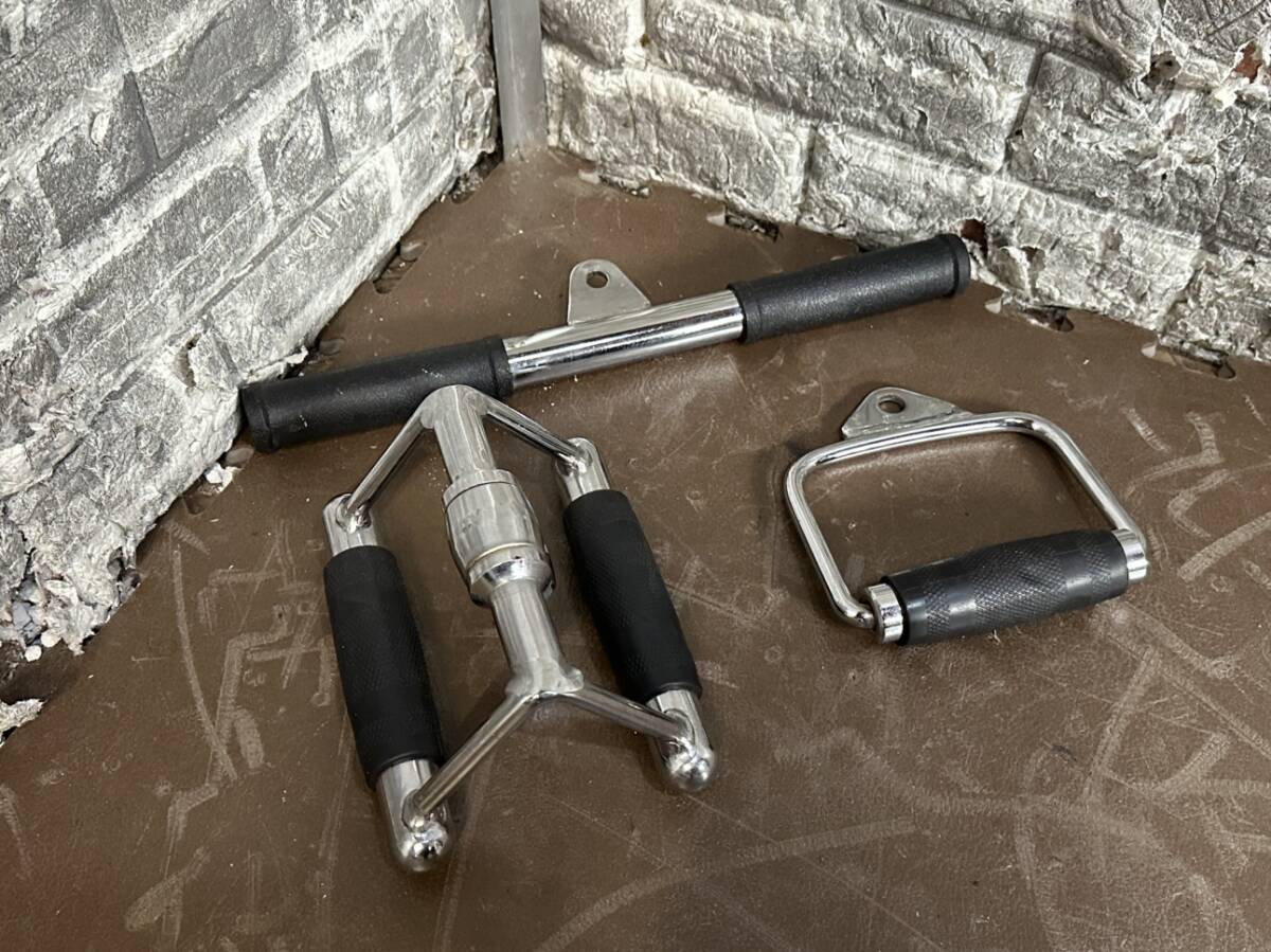 無メーカー ケーブルアタッチメント3点セット 筋トレ/トレーニング 「21551」拍卖