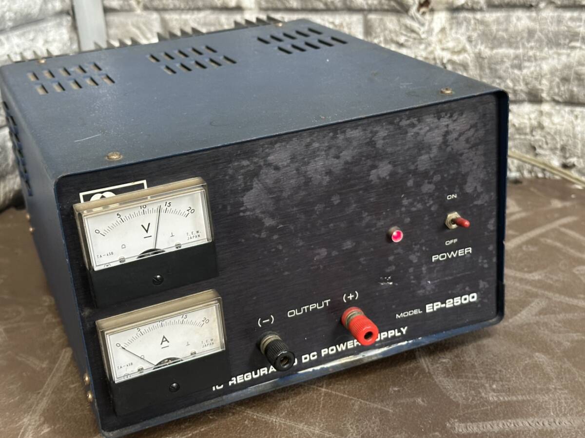 ALINCO アルインコ 直流安定化電源 EP-2500 アマチュア無線 通電のみOK 「21613」拍卖