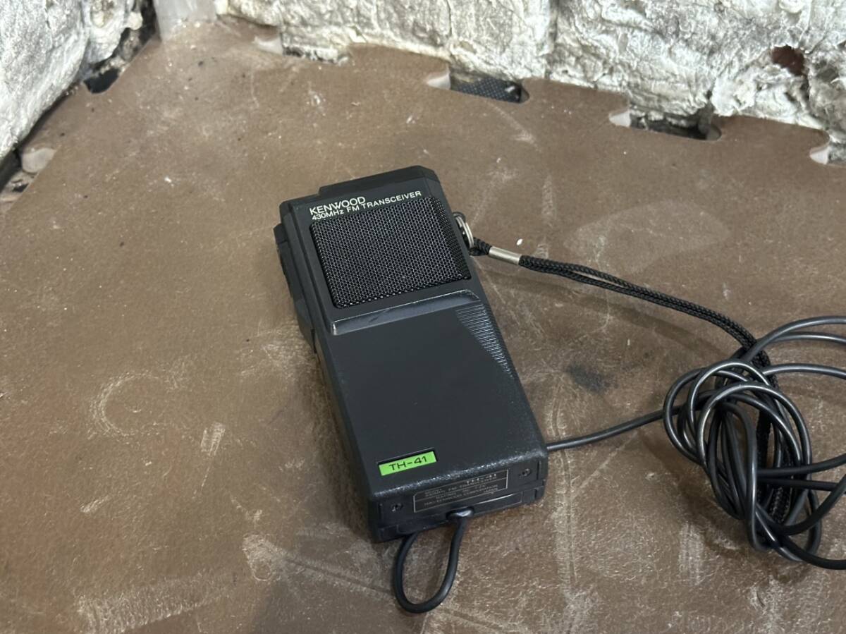 KENWOOD ケンウッド 430Mhzハンディ TH-41 アマチュア無線 現状品 「21614」拍卖