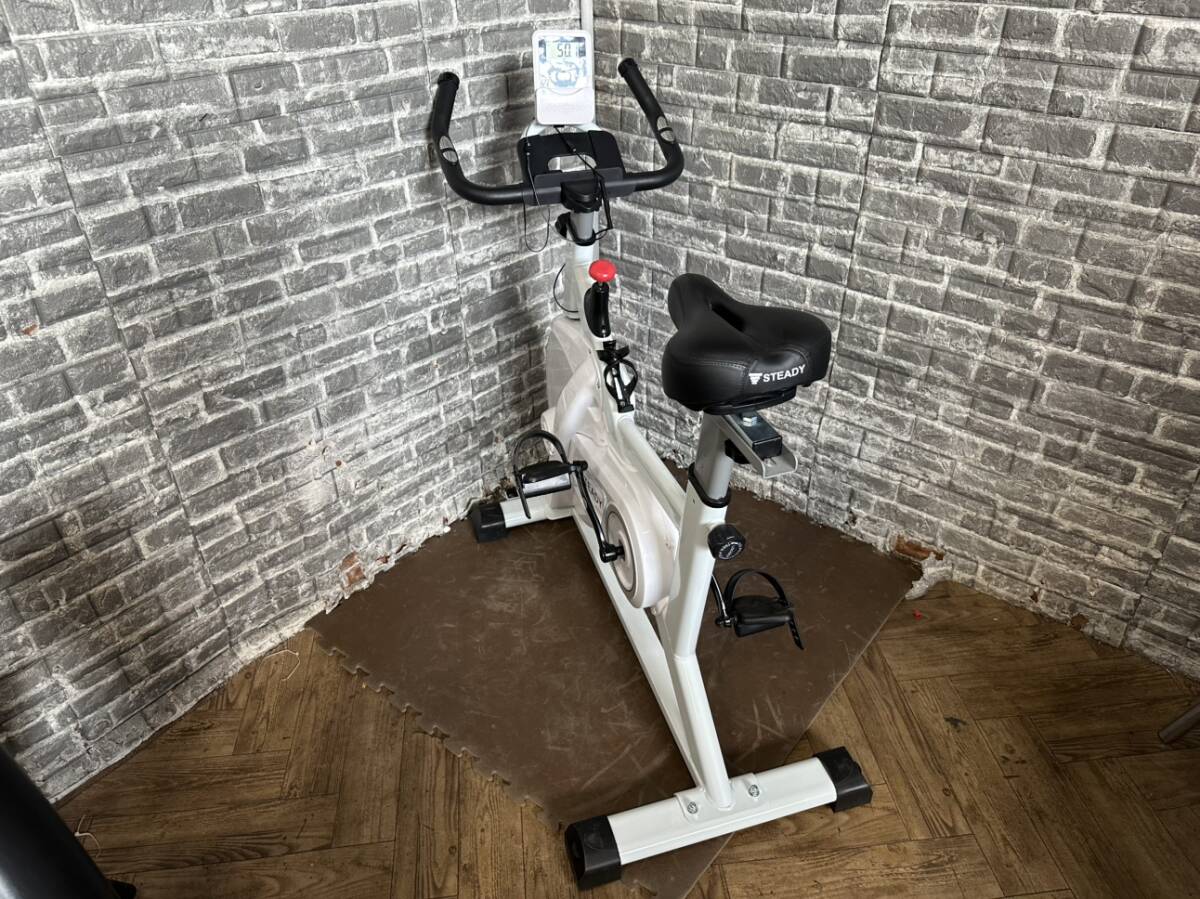 STEADY ステディ スピンバイク ST-128 フィットネスバイク エアロバイク 動確OK 「21695」拍卖