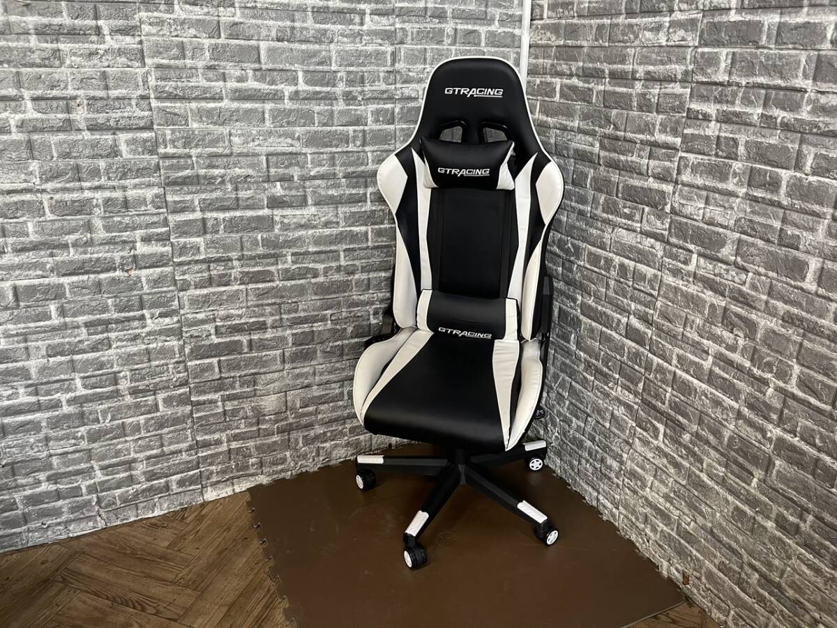 GTレーシング ゲーミングチェア 肘置き無し 現状品 「20919」拍卖