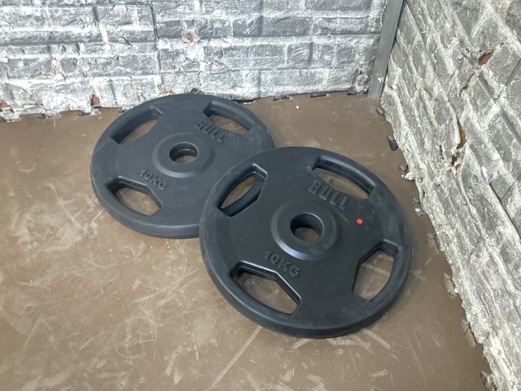 BULL ブル オリンピックプレート 10Kg×2/計20Kg 穴径50mm 筋トレ/トレーニング 「21625」 拍卖