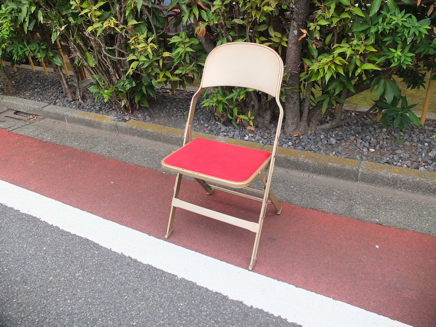 Vintage「CLARIN FOLDING CHAIR」フォールディングチェア USA製 P.F.S. Pacific Furniture Service パシフィックファニチャー No,2拍卖