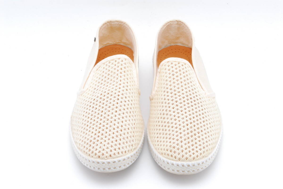 Rivieras リビエラ メッシュスリッポン 41 CLASSIC 20° TOILE & FILET CANVAS&MESH ベージュ 2002 メンズシューズ 靴 R016拍卖