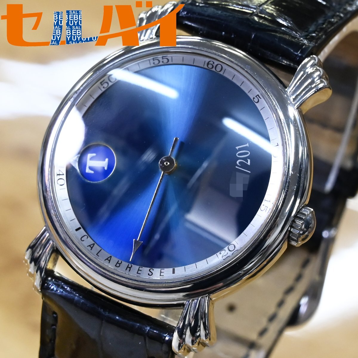 本物 極上品 ヴィンセント カラブレーゼ 極希少 パラディン メンズウォッチ 男性用自動巻腕時計 ジャンピングアワー Vincent Calabrese拍卖