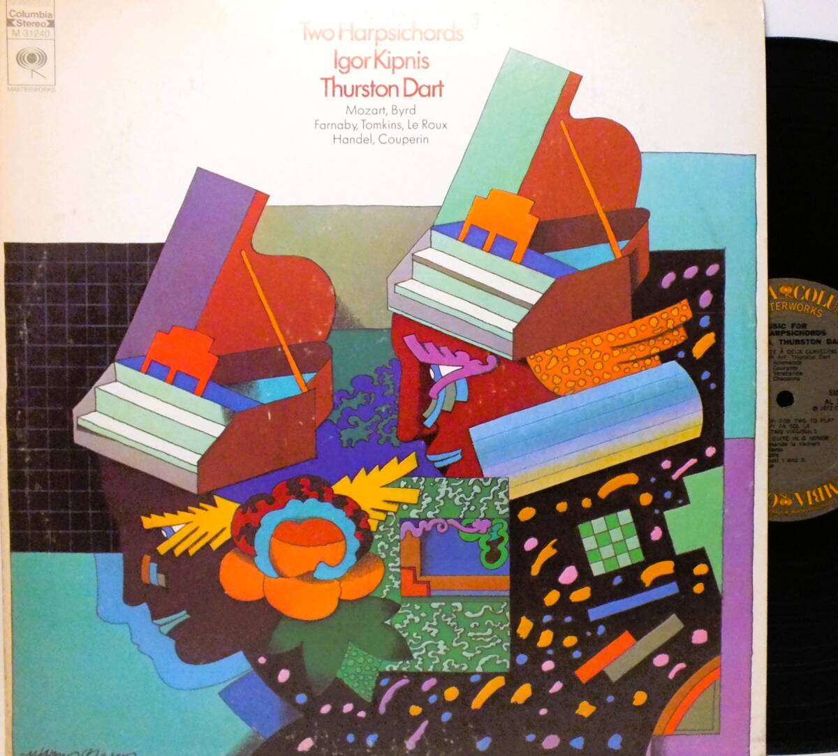 M 31240【ハープシコード】イーゴリ・キプニス KIPNIS サーストン・ダート MUSIC FOR TWO HARPSICHORDS LP【8商品以上同梱で送料無料】2510拍卖