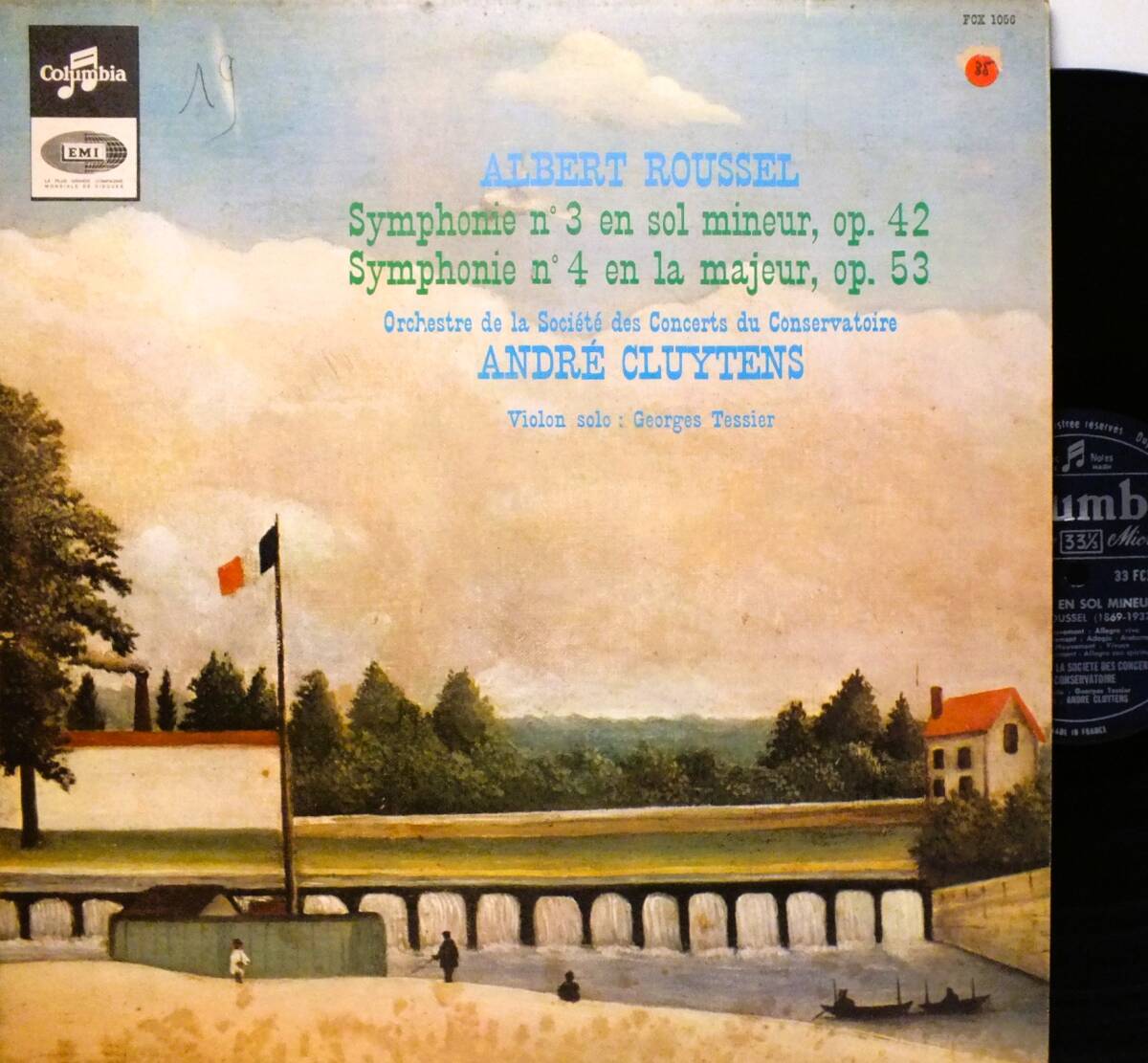 FCX 1056 アンドレ・クリュイタンス CLUYTENS アルベール・ルーセル 交響曲 LP【8商品以上同梱で送料無料】2510拍卖