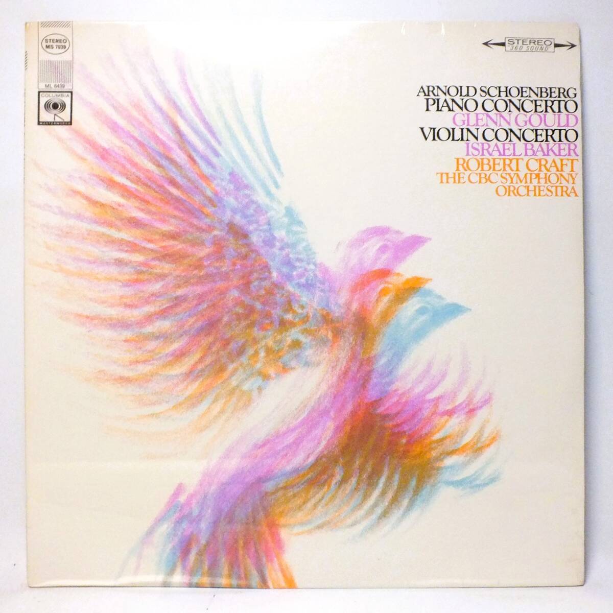 MS 7039 【ピアノ】グレン・グールド シェーンベルク ピアノ協奏曲 イスラエル・ベイカー 協奏曲 LP【8商品以上同梱で送料無料】2510拍卖