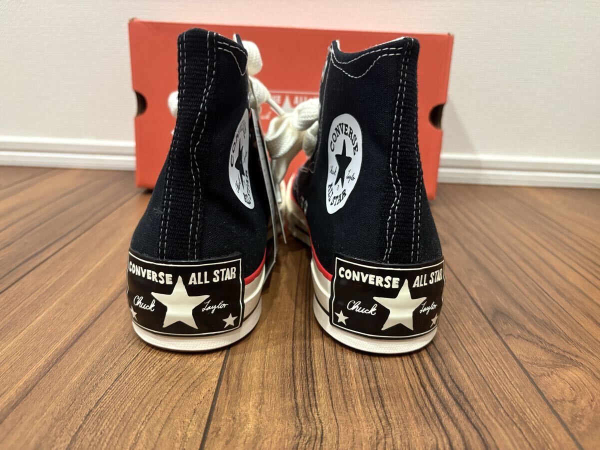 コンバース チャックテイラー CT70 HI ビックヒールパッチ ブラック 新品未使用品 28.0cm US9.5拍卖