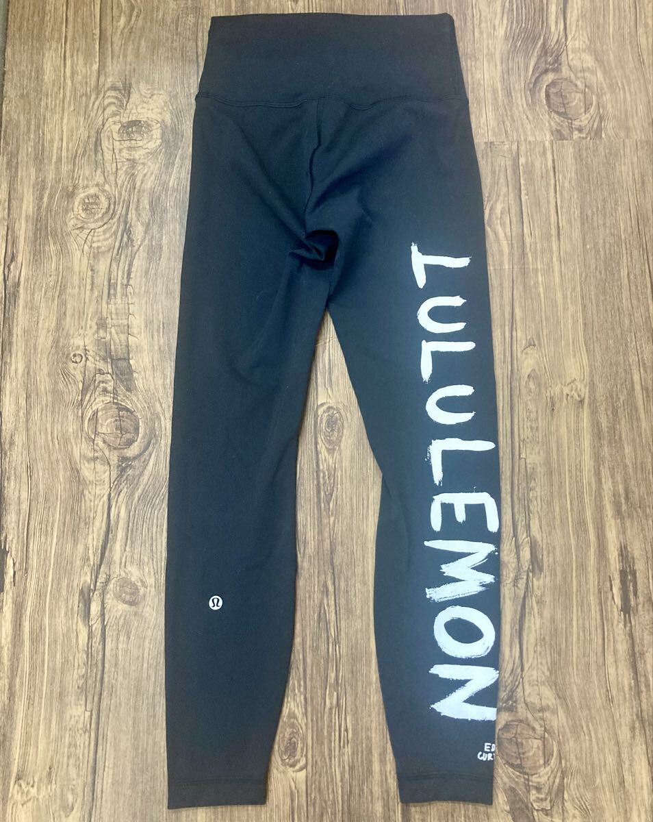 lululemon◆ルルレモン◆ED CURTISモデル◆レギンス◆10分丈◆ブラック◆サイズ4◆中古拍卖