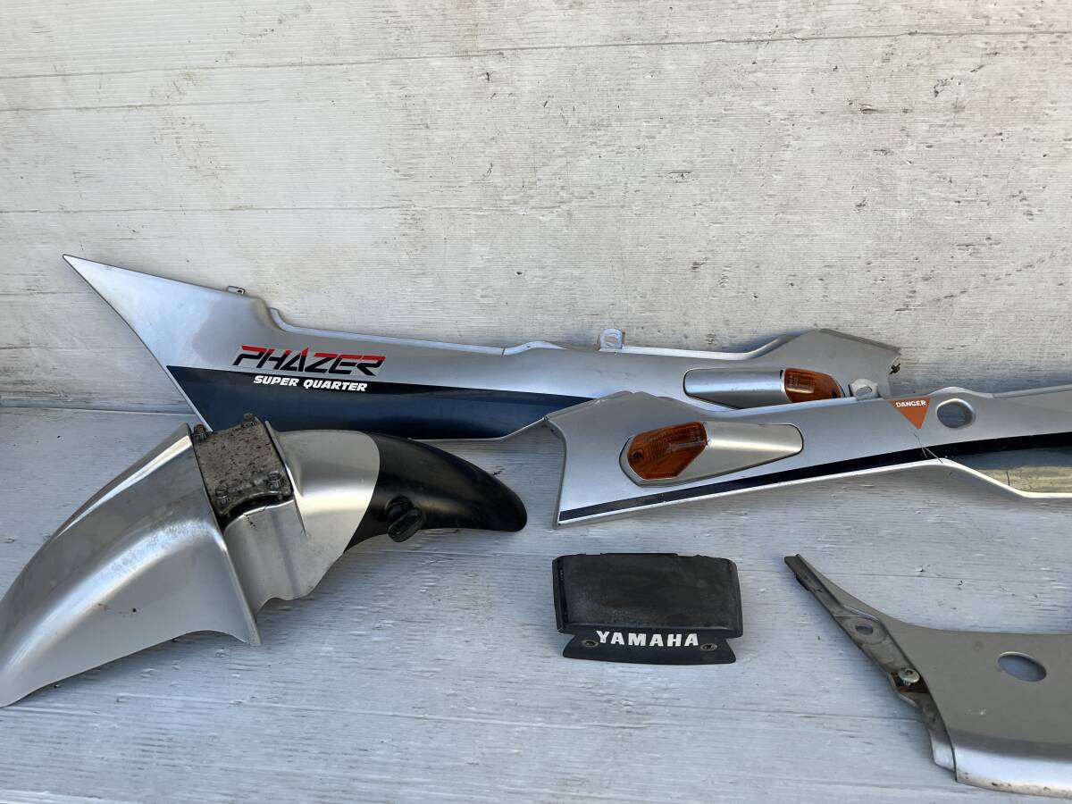 YAMAHA FZ250 フェザー 純正 外装セット サイドカウル左右ウインカー フロントフェンダー リアカル ヤマハ拍卖