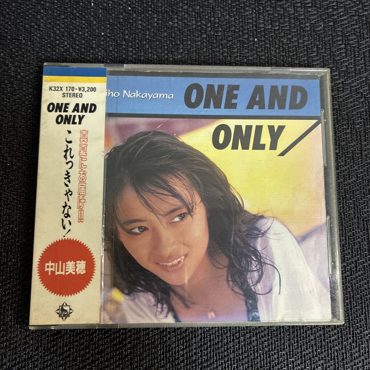 帯付 CD/中山美穂/ONE AND ONLY/これっきゃない!/3,200円盤/税表記無し/傷みあり拍卖