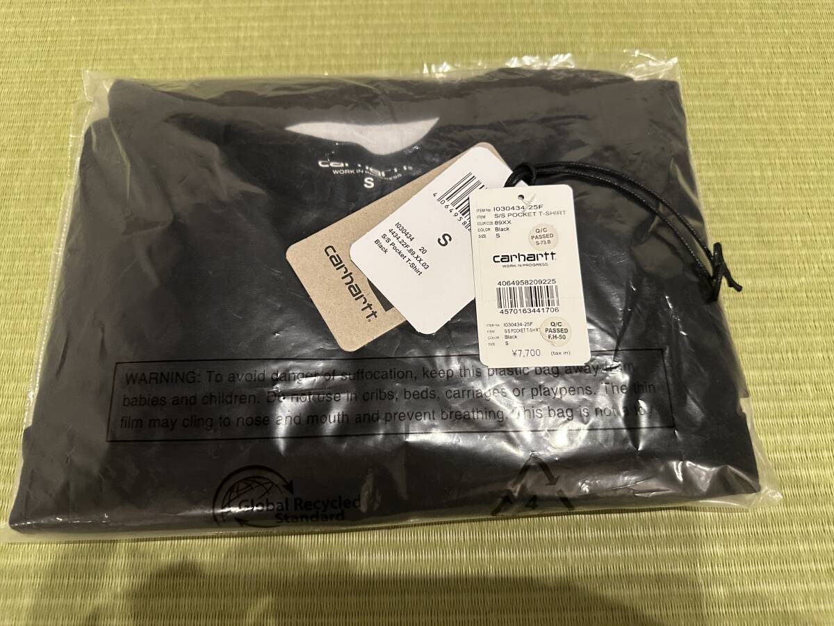 【新品未使用】Carhartt S/S POCKET T-SHIRT - Black(Sサイズ)拍卖