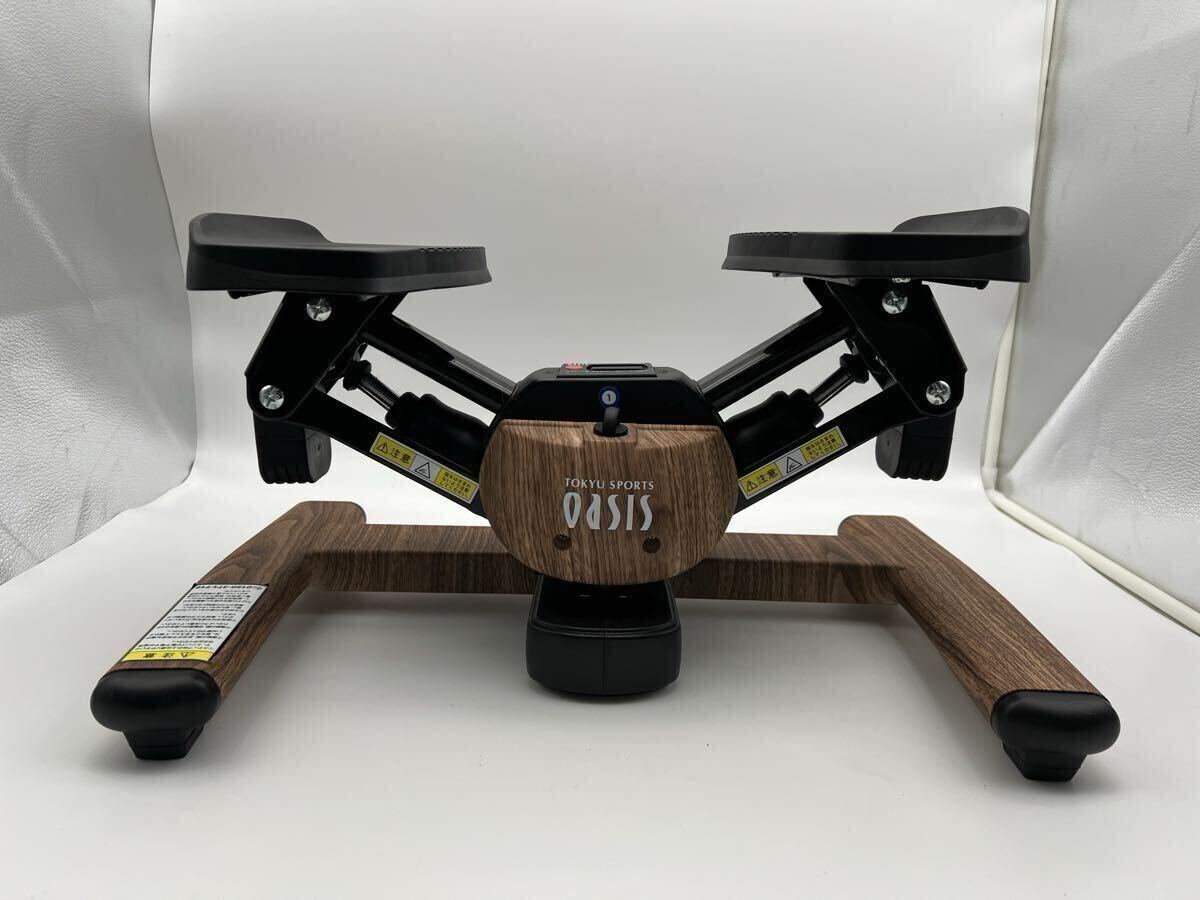 ● TOKYU SPORTS OASIS 通電のみ確認済み 東急スポーツオアシス ツイストエアロステッパー Premium プレミアム 木目調 健康器具 拍卖