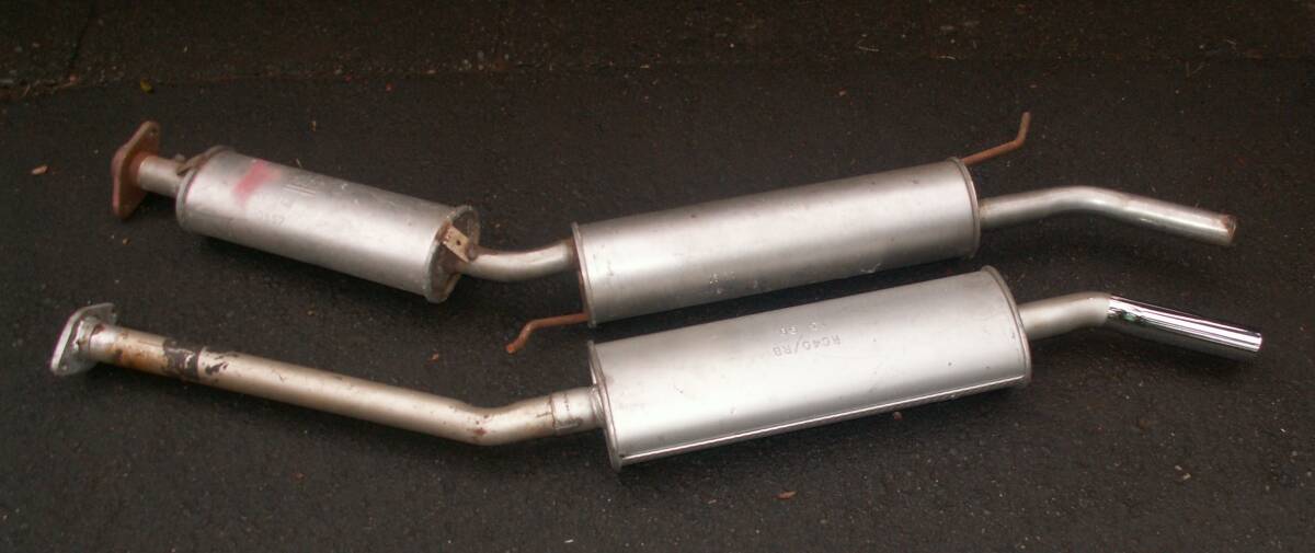ローバーミニ マフラー 2本 刻印 RC40/RB HRP6422 HRP6206 希少 拍卖