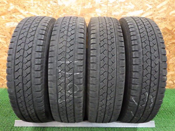 ブリヂストン BLIZZAK VL1 195/80R15 107/105L LT 2021年製 7分山【4本/スタッドレス/15インチ】手渡し可拍卖