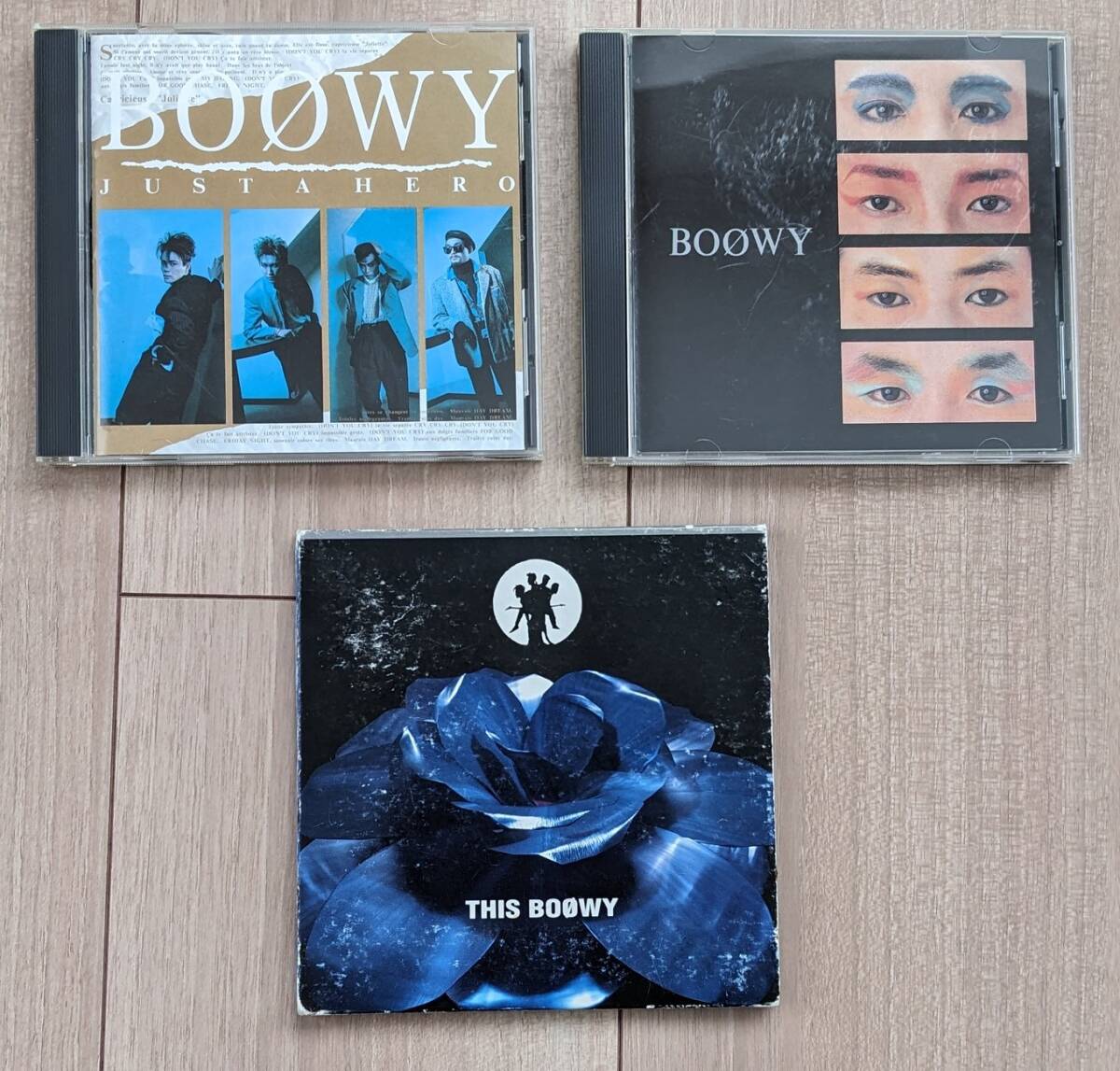 BOOWY アルバム3枚セット ベスト THIS BOOWY BOOWY JUST A HERO拍卖