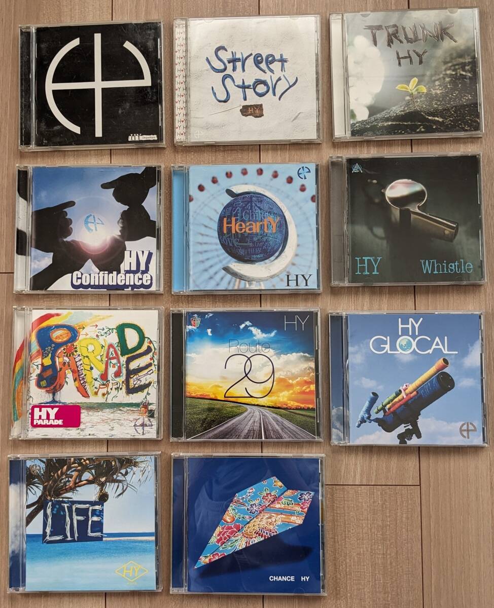 HY アルバム11枚セット Departure Street Story TRUNK Confidence HeartY Whistle PARADE Route29 GLOCAL LIFE CHANCE拍卖