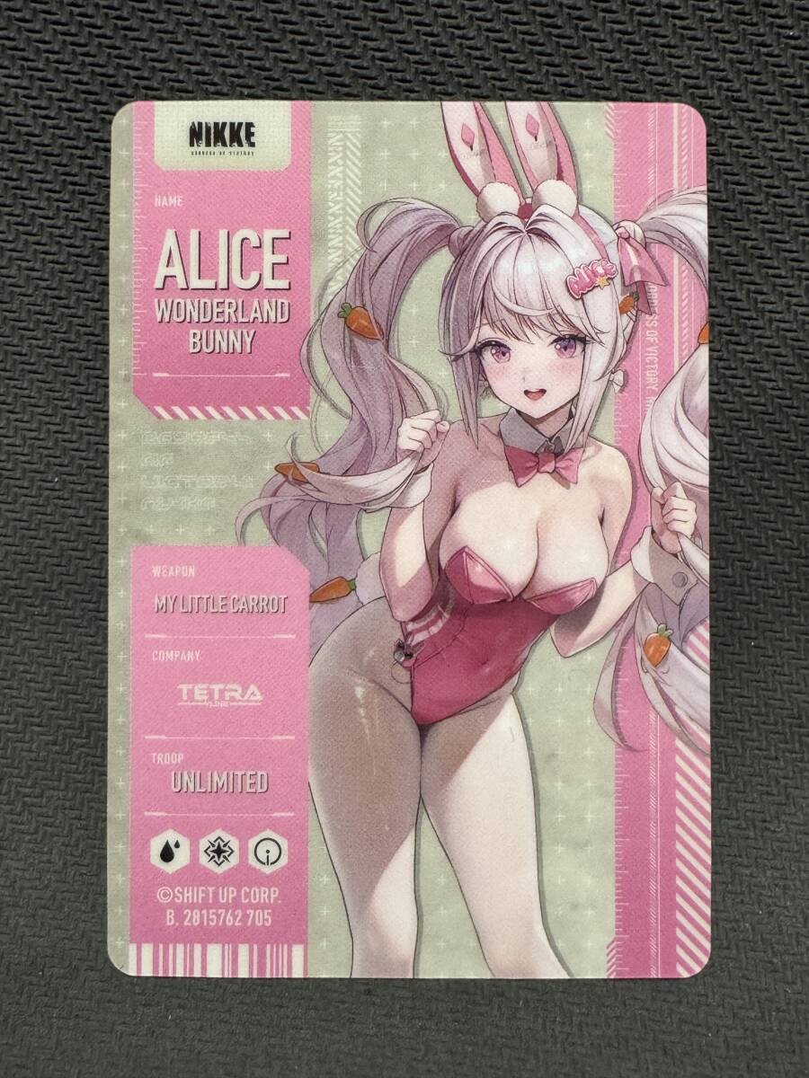 勝利の女神 NIKKE メタリックパスコレクション Ver.3 アリス ワンダーランドバニー ニケ拍卖