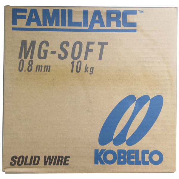 「送料無料」50000-271 半自動ワイヤー MGソフト 0.8mm 10kg(ソリッド)神戸製鋼 KOBELCO拍卖