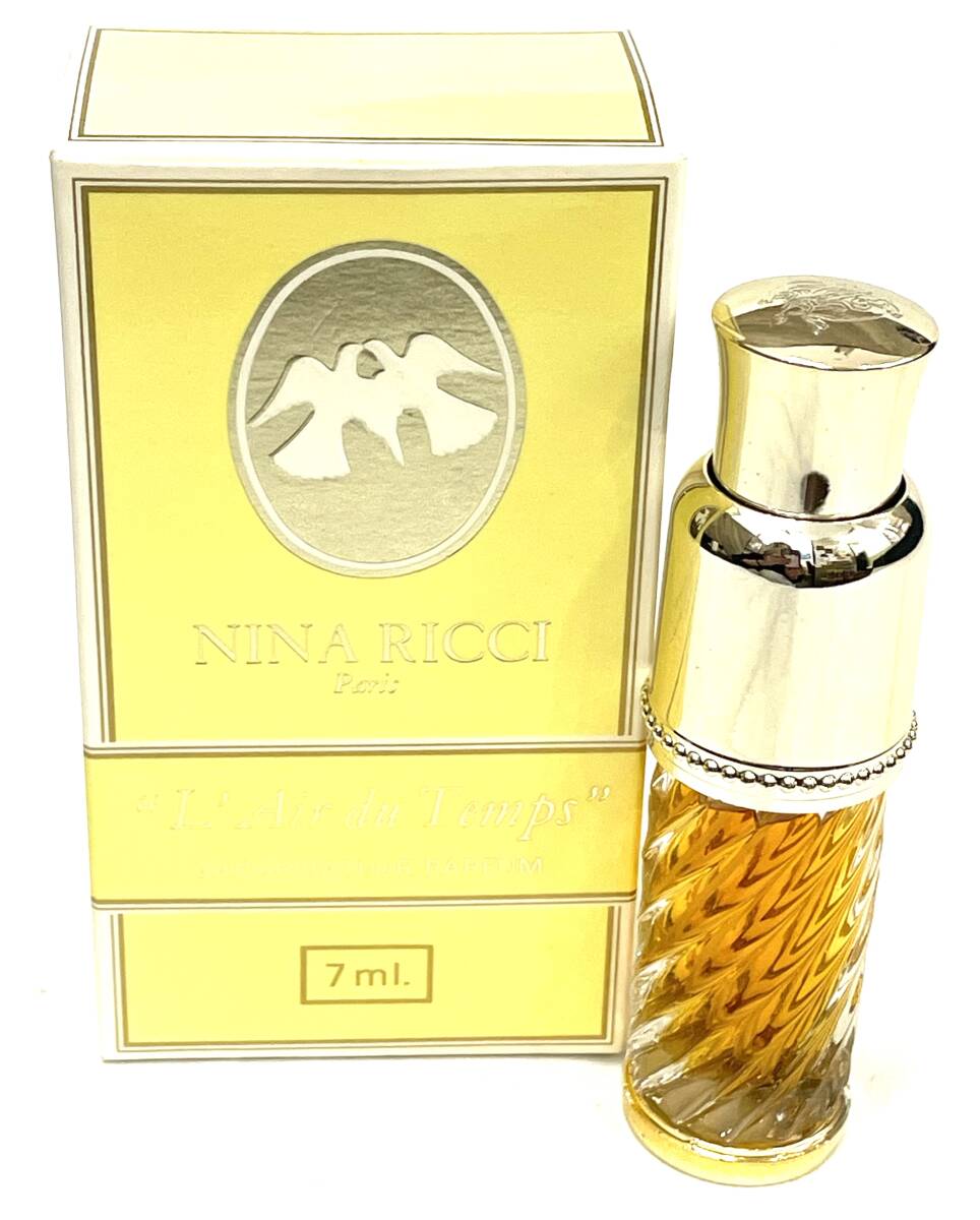 【B】【18630】★☆香水 NINA RICCI ニナリッチ L'Air du Temps レールデュタン 7ml パルファム 満量に使い 長期保管品 現状品拍卖