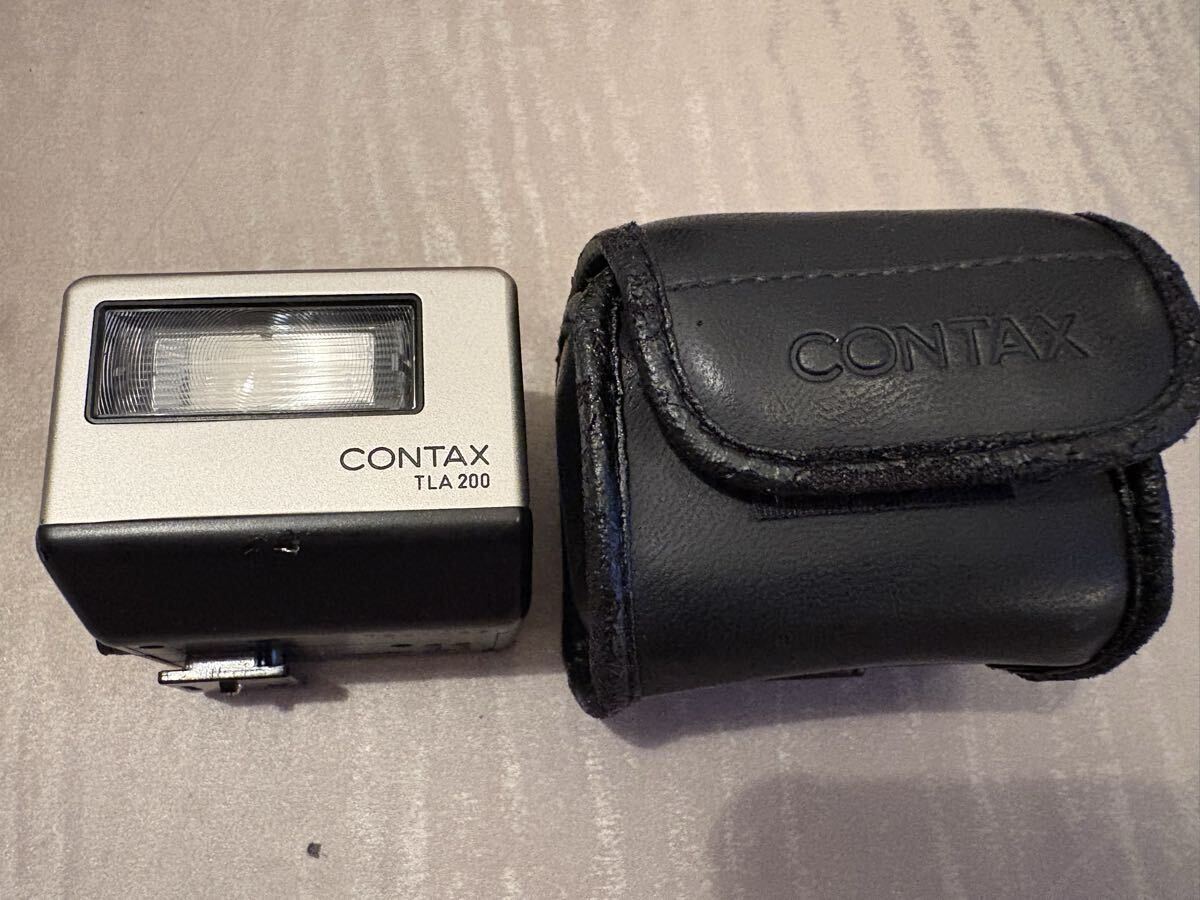 CONTAX TLA200 ストロボ ケース付 エレクトロフラッシュ コンタックス カメラ拍卖