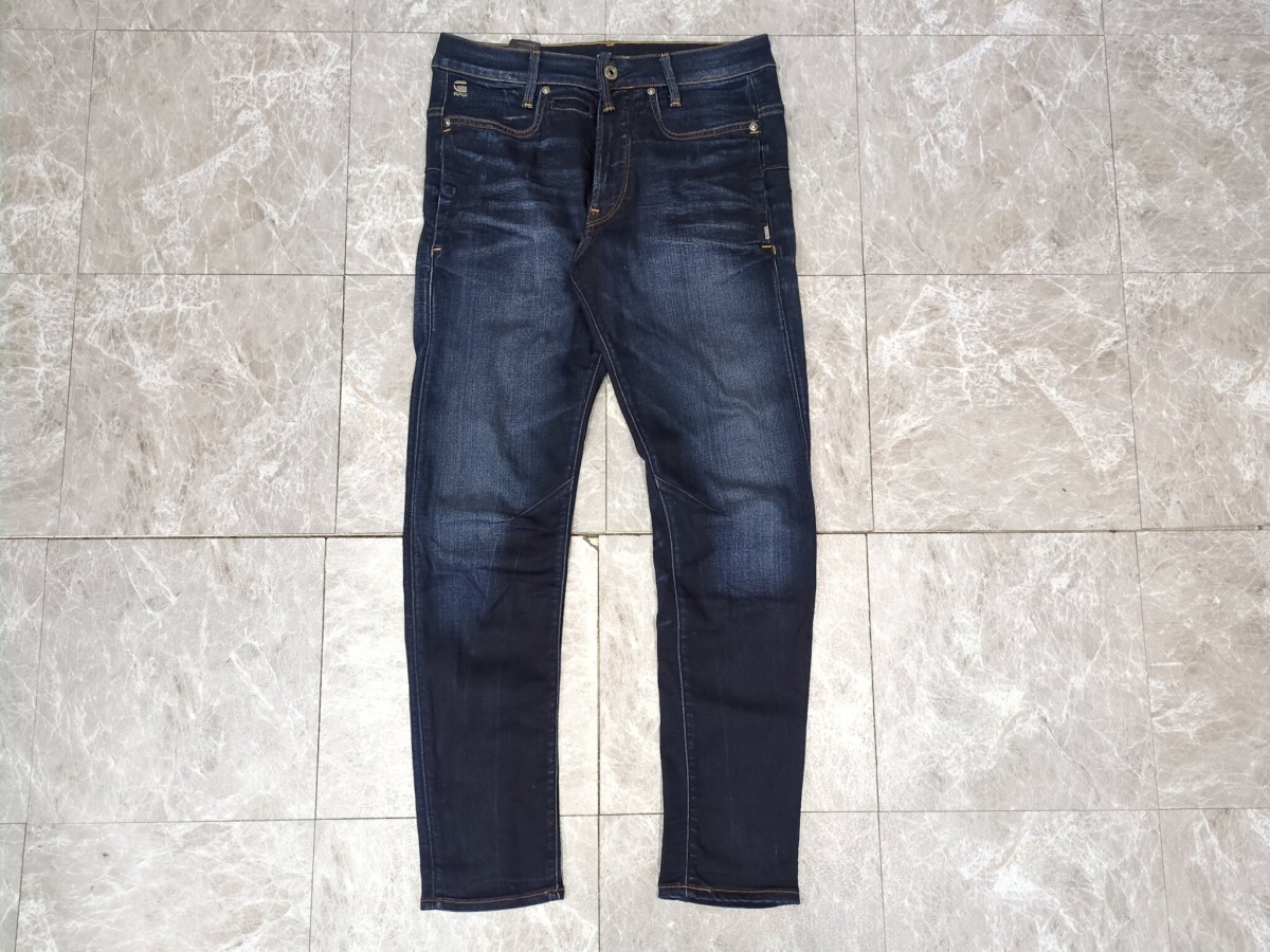 10.G-STAR RAW Y2K マルチポケット ギミック ヒゲ ハチノス D-STAQ 3D SKINNY デニム スキニー パンツ ジーンズ ジースターロウ 28y505拍卖