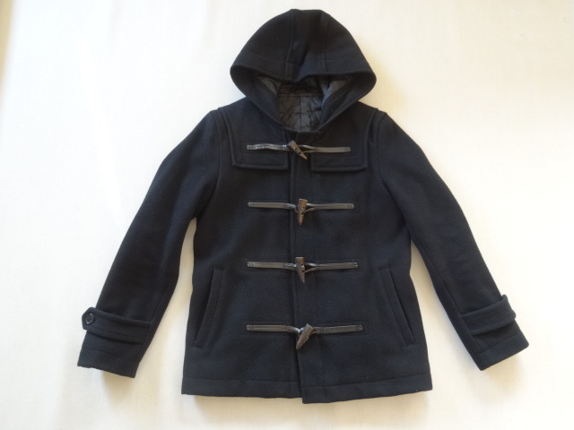 美品 SHIPS JETBLUE シップス ダッフルコート BLACK  メルトンウール拍卖