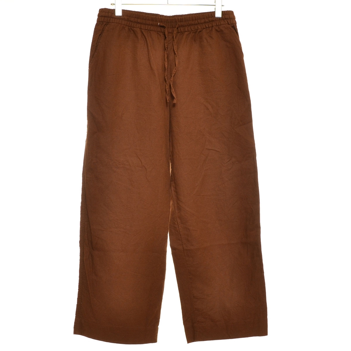 ●565153 GAP ギャップ ●イージーパンツ 21SS リネンワイドパンツ サイズL メンズ ブラウン拍卖