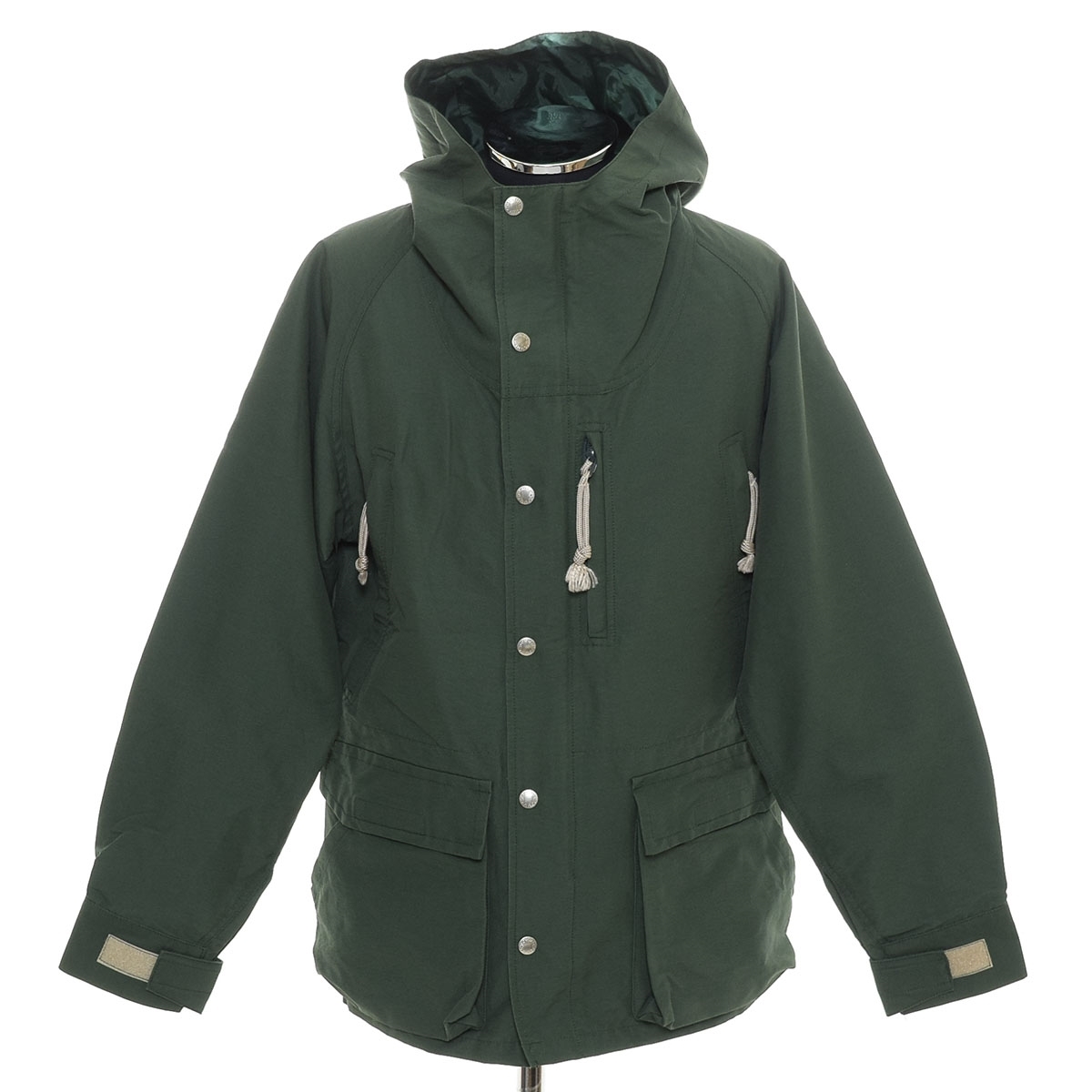 〇560735 TOMMY トミーヒルフィガー ○マウンテンパーカー サイズM メンズ グリーン拍卖