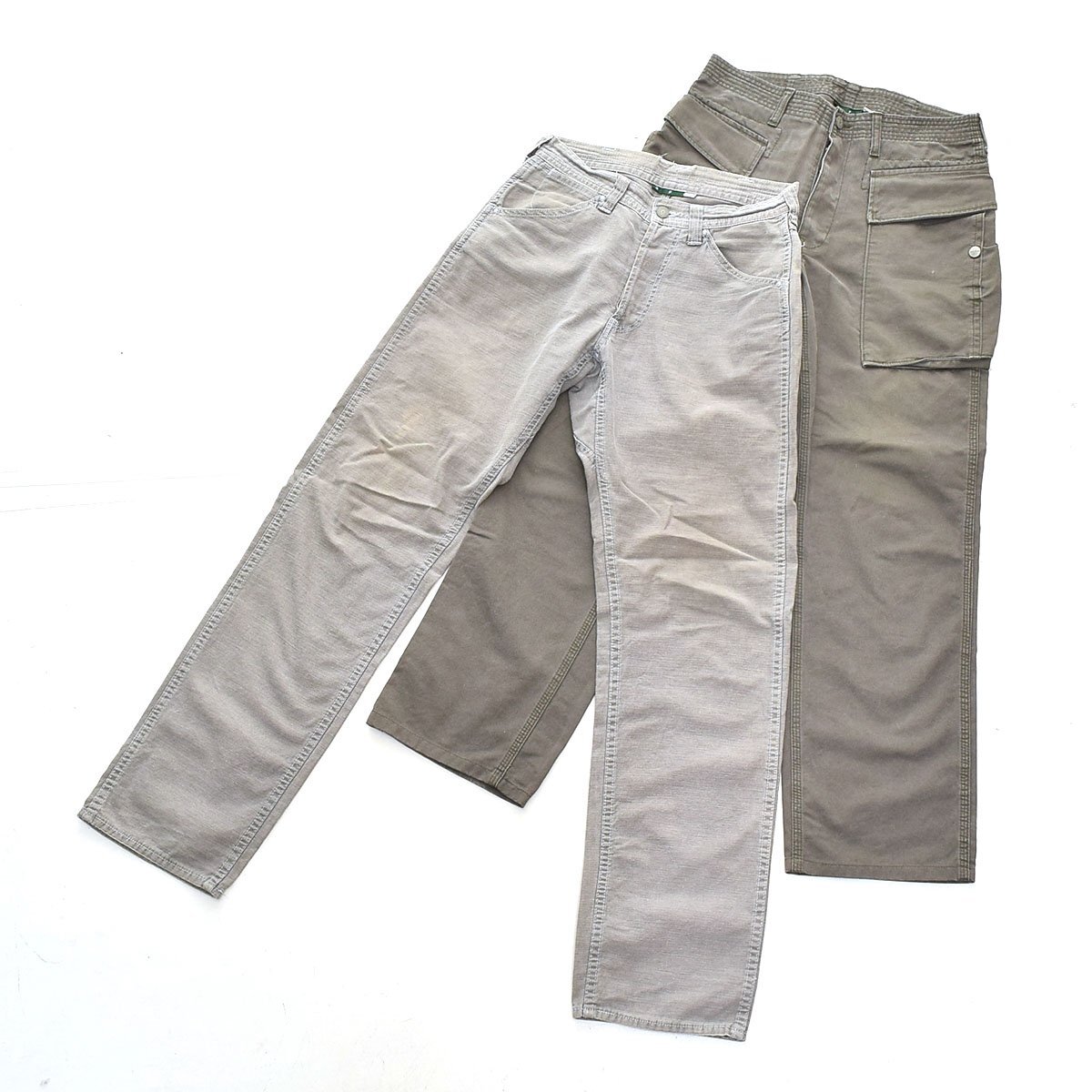 ◆528703 SASSAFRAS ササフラス ◇パンツ 2本セット トラウザーズ ガーデニングパンツ ミリタリー サイズS メンズ 日本製拍卖