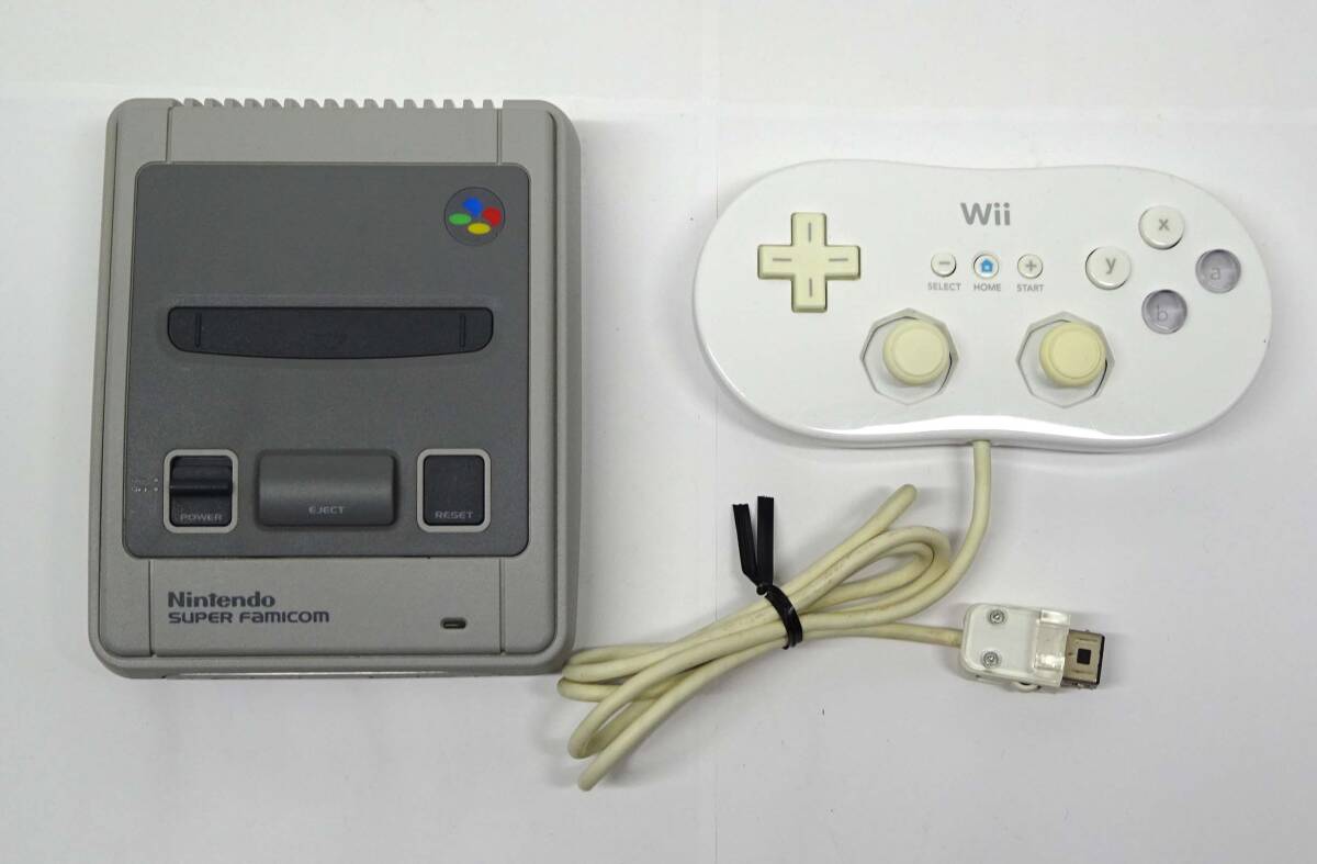 ニンテンドークラシックミニ スーパーファミコン 本体+対応コント ■動作OK■拍卖