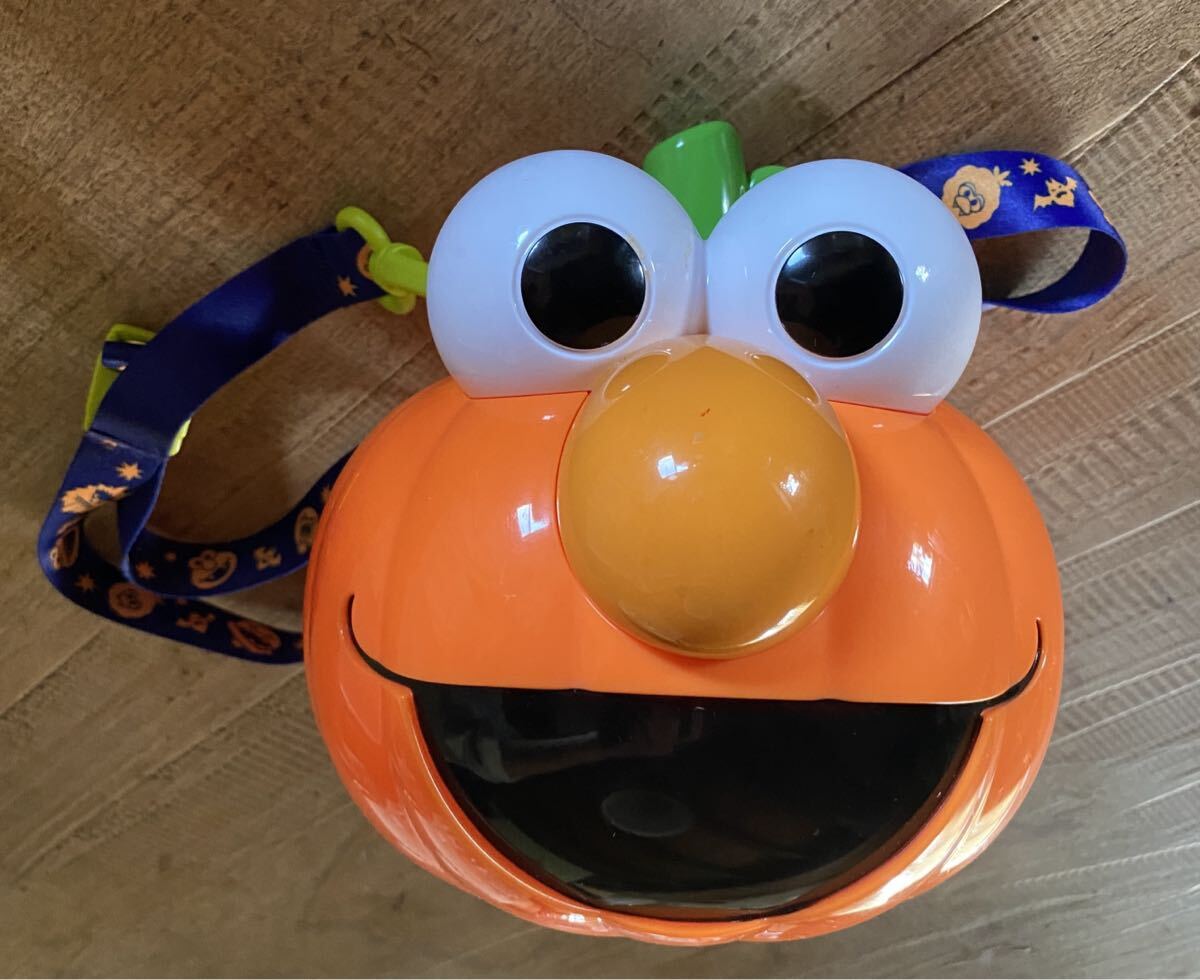 【送料無料】USJ ユニバーサルスタジオジャパン エルモハロウィンバケツ USJ セサミストリート ハロウィーン ユニバ拍卖
