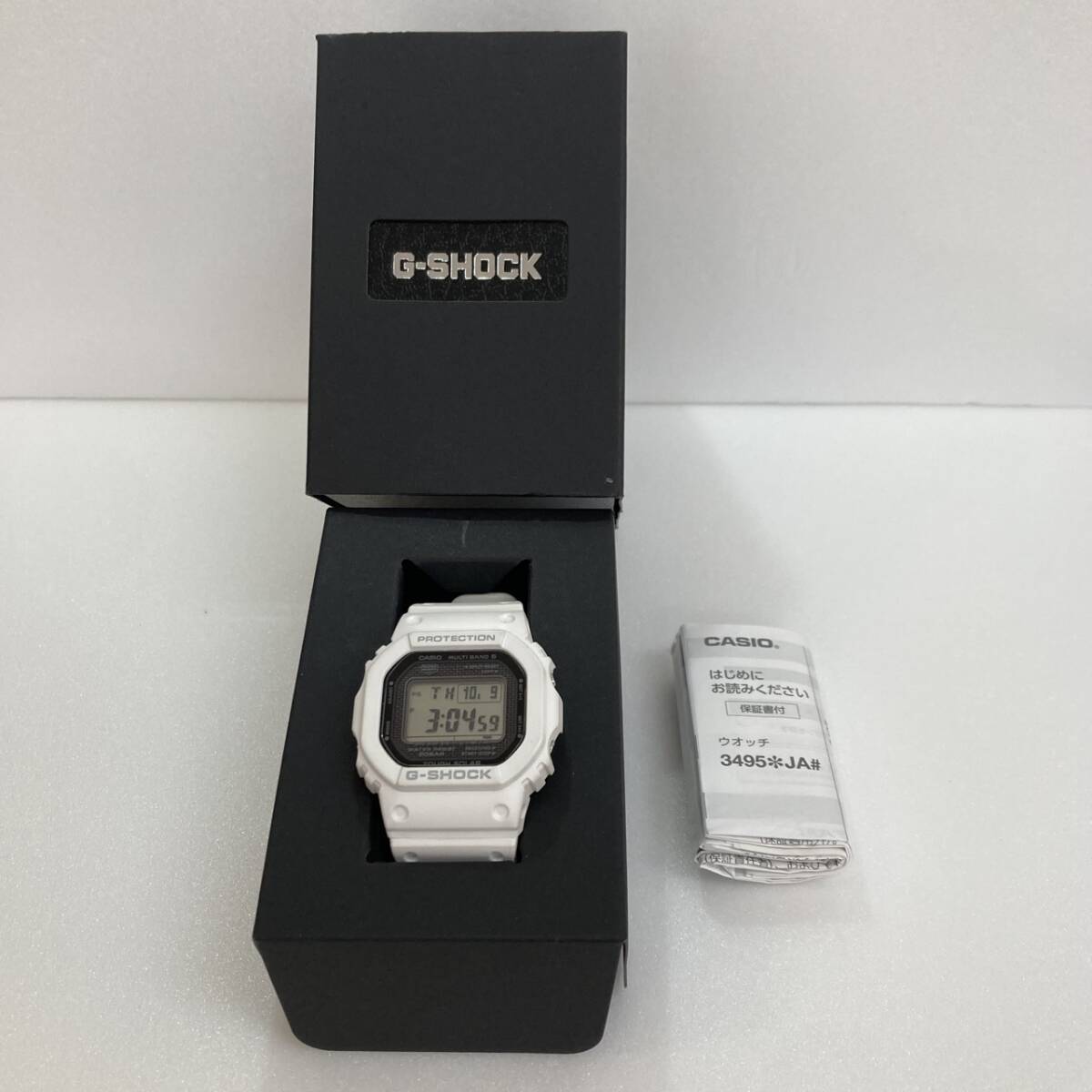 pi70295 カシオカシオ G-SHOCK GW-5000HS-7JF ホワイト 箱付き 稼働品拍卖