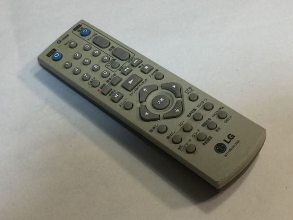 LG 6711R1N172A ビデオリモコン 裏面電池ふたなし 2F93AA拍卖