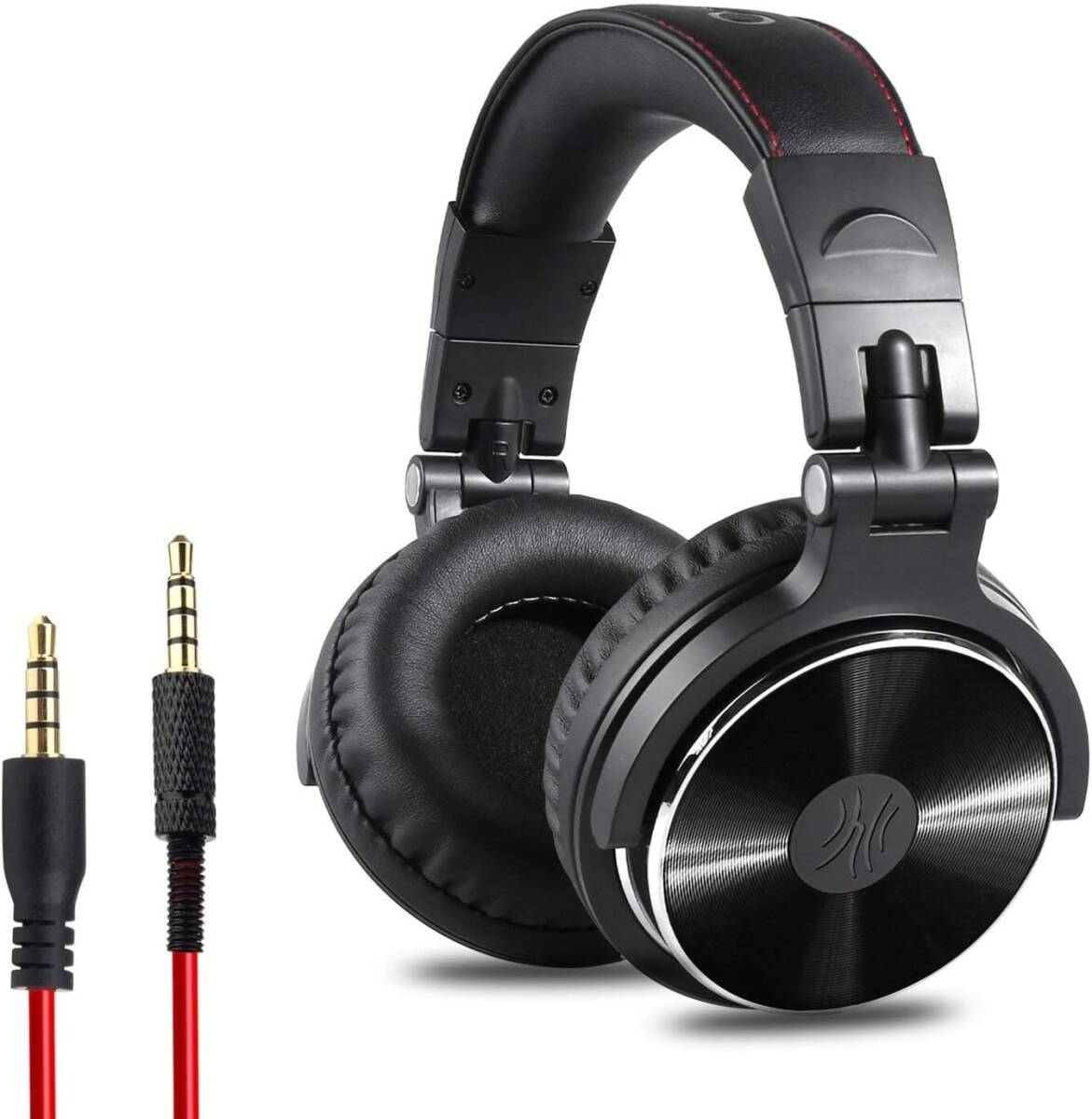 OneOdio ヘッドホン 有線 オーバーイヤーヘッドホン 二穴接続 DJ用 モニターヘッドホン マイク付き ヘッドフォン HiFi 楽器練習拍卖