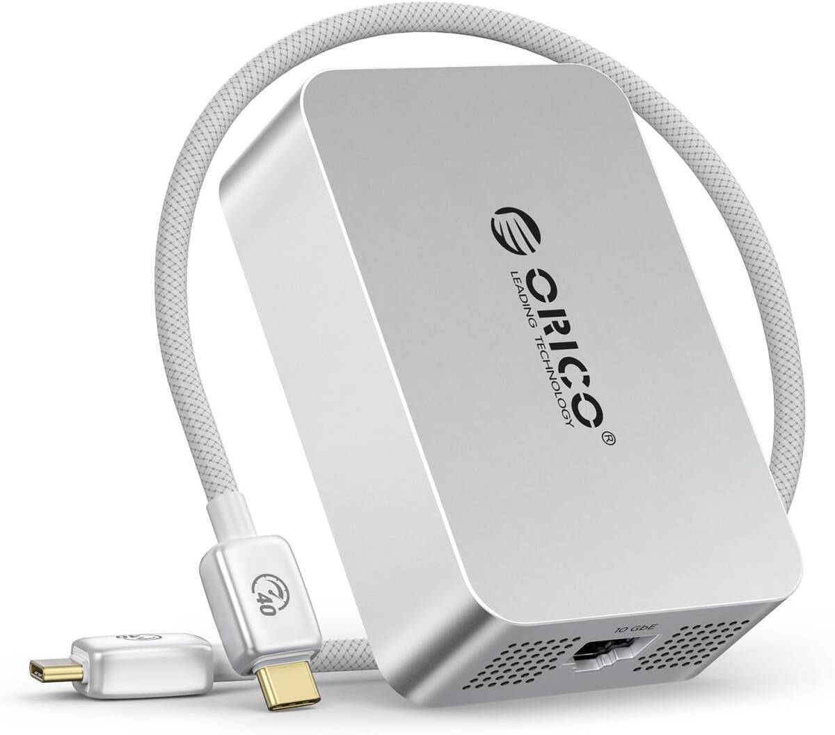 ORICO Thunderbolt 有線lanアダプタ イーサネットアダプター サンダーボルト3 NAS Windows Mac 対応拍卖